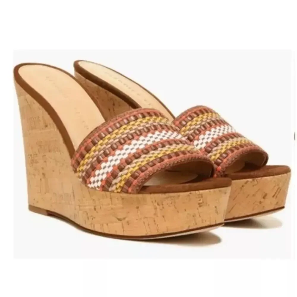 Veronica Beard Dali Woven Wedges